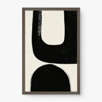 Quadro Decorativo Abstrato Forma Essencial 3 - Quadrart