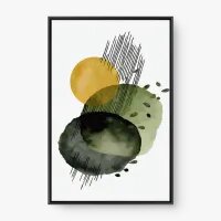 Quadro Decorativo Abstrato Energia da Natureza 1 - Quadrart