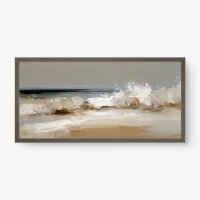 Quadro Decorativo Abstrato Movimento das Águas - Quadrart