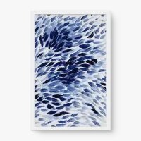 Quadro Decorativo Abstrato Brisa Azul - Quadrart