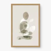 Quadro Decorativo Abstrato Silêncio Interior - Quadrart