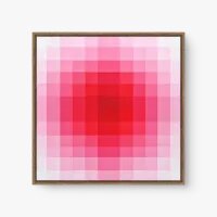 Quadro Decorativo Abstrato Pixel Desfocado - Quadrart