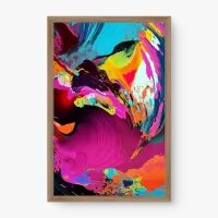 Quadro Decorativo Abstrato Explosão de Cores - Quadrart