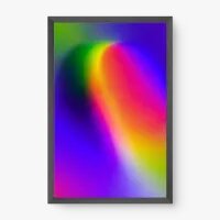 Quadro Decorativo Abstrato Neon Dream - Quadrart
