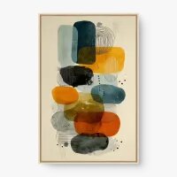 Quadro Decorativo Abstrato Tramas da Memória - Quadrart