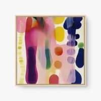 Quadro Decorativo Abstrato Dança das Formas - Quadrart