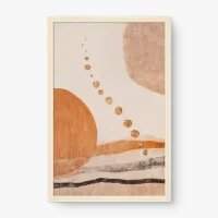 Quadro Decorativo Abstrato Ciclos da Terra - Quadrart