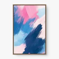 Quadro Decorativo Abstrato Doce Harmonia - Quadrart