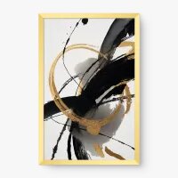 Quadro Decorativo Abstrato Energia Zen - Quadrart