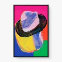 Quadro Decorativo Abstrato Vibração Elétrica - Quadrart