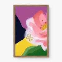 Quadro Decorativo Abstrato Despertar da Flor - Quadrart