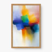 Quadro Decorativo Abstrato Cromático - Quadrart