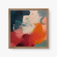 Quadro Decorativo Abstrato Calor Interior - Quadrart