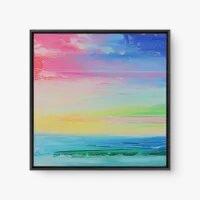 Quadro Decorativo Abstrato Vista Multi Cores - Quadrart