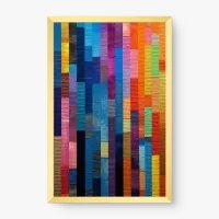 Quadro Decorativo Ladrilhos Abstratos - Quadrart