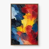 Quadro Decorativo Abstrato Calor Interno - Quadrart