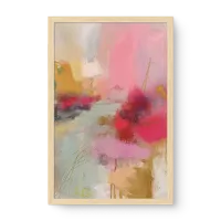 Quadro Decorativo Abstrato Encanto Pastel - Quadrart Quadro Decorativo Abstrato Encanto Pastel - Quadrart