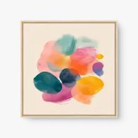 Quadro Decorativo Abstrato Essência Colorida - Quadrart