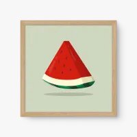 Quadro Decorativo Fatia de Melancia - Quadrart
