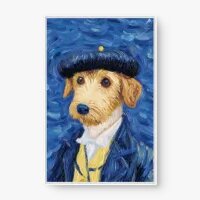 Quadro Decorativo Sir Fiapo de Manga – Arte Canina Estilizada