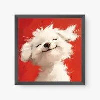 Quadro Decorativo Doguinho Feliz - Quadrart Quadro Decorativo Doguinho Feliz - Quadrart
