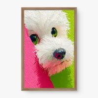 Quadro Decorativo O Curioso – Arte Colorida e Moderna