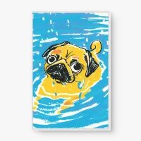 Quadro Decorativo Refrescando no Verão – Arte Divertida