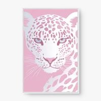Quadro Decorativo Pink Instinct – Arte Animal Moderna