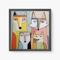 Quadro Decorativo Matilha da Rua de Cima - Quadrart Quadro Decorativo Matilha da Rua de Cima - Quadrart