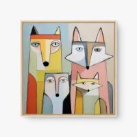 Quadro Decorativo Matilha da Rua de Cima – Arte Moderna