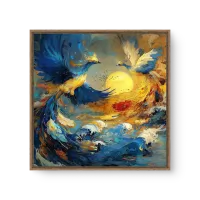 Quadro Decorativo O Encontro das Asas - Quadrart Quadro Decorativo O Encontro das Asas - Quadrart