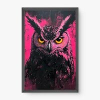 Quadro Decorativo Coruja Urbana – Arte Contemporânea e Significativa