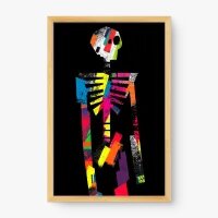 Quadro Decorativo Caveira Pop - Quadrart Quadro Decorativo Caveira Pop - Quadrart