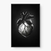 Quadro Decorativo O Último Batimento – Arte Dark e Intensa