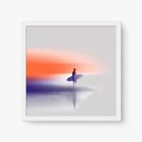 Quadro Decorativo Essência do Surf – Arte Minimalista e Mar Quadro Decorativo Essência do Surf – Arte Minimalista e Mar