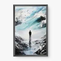 Quadro Decorativo O Chamado do Horizonte – Arte Figurativa Contemporânea