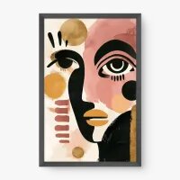 Quadro Decorativo Olhar Fragmentado - Quadrart Quadro Decorativo Olhar Fragmentado - Quadrart