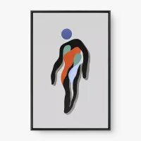 Quadro Decorativo Síntese do Ser – arte moderna e abstrata