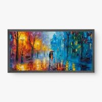 Quadro Decorativo Romance Sob as Luzes - Quadrart Quadro Decorativo Romance Sob as Luzes - Quadrart