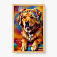 Quadro Decorativo Vira-Lata Caramelo – Quadro Cachorro Brasileiro