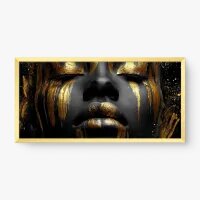 Quadro Decorativo Renascimento Dourado – arte sofisticada moderna