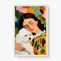 Quadro Decorativo Meu Pequeno Mundo – arte afetiva vibrante