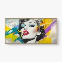 Quadro Decorativo Ícone Pop – arte urbana e provocativa