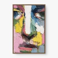 Quadro Decorativo Camadas do Ser – arte abstrata expressiva