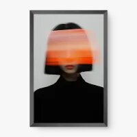 Quadro Decorativo Véu de Luz – arte conceitual e provocativa