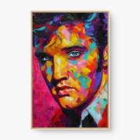 Quadro Decorativo Elvis Pop – arte vibrante e icônica