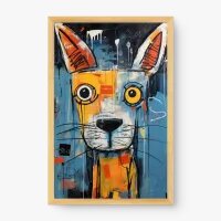 Quadro Decorativo Caricatura Dog - Quadros de animais Quadro Decorativo Caricatura Dog - Quadros de animais