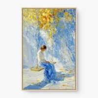 Quadro Decorativo Memórias no Balanço – arte poética e contemplativa