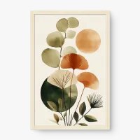 Quadro Decorativo Harmonia Botânica 1 – Arte Minimalista e Natural
