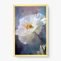 Quadro Decorativo Pétalas de Luz – Arte Floral Suave e Elegante